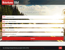Tablet Screenshot of motorhome-usa.com